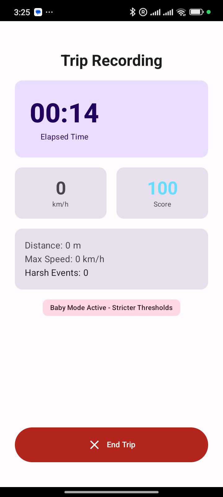 Baby on Board app screenshot